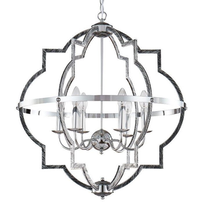 Люстра Arc Corners Chandelier Хром Серебро винтаж Люстра Arc Corners Chandelier Хром Серебро винтаж в Брянске | Loft Concept