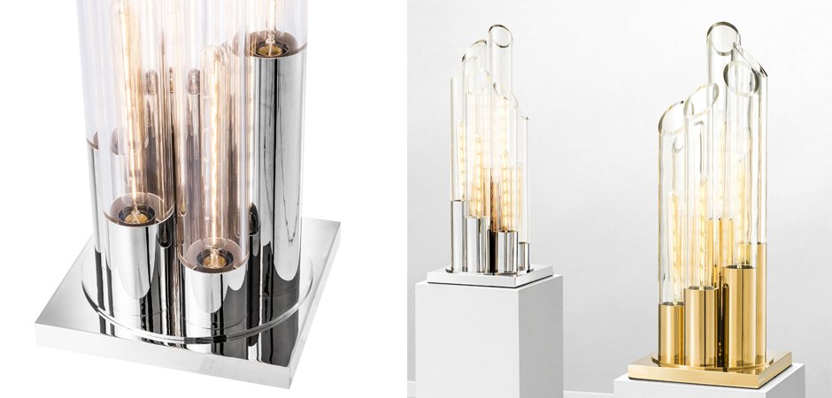 Настольная лампа Eichholtz Table Lamp Paradiso Nickel - Loft-Concept в Брянске