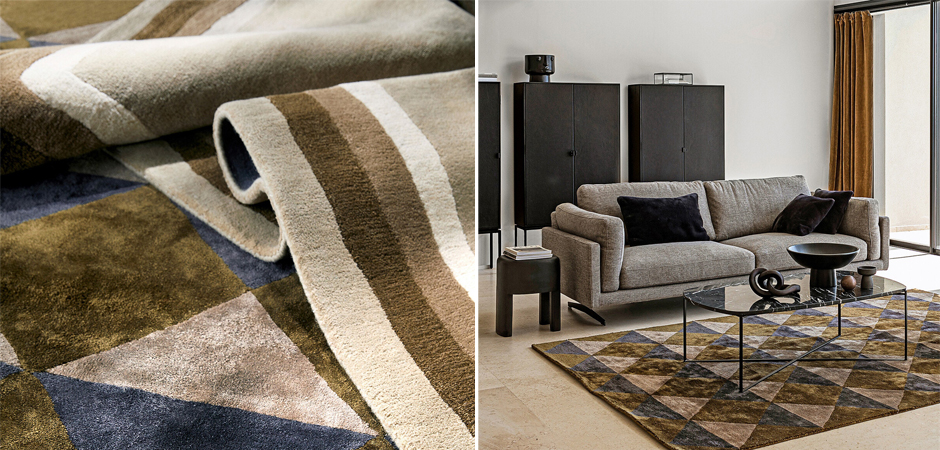 Ковер Carpet Geometric 100% вискоза Ковер Carpet Geometric 100% вискоза - Loft-Concept в Брянске
