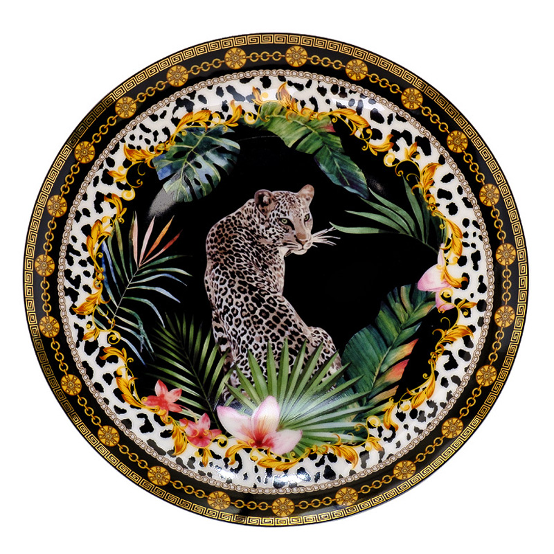 Тарелка TROPICS Leopard Мульти Тарелка TROPICS Leopard Мульти в Брянске | Loft Concept