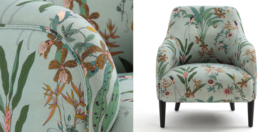 Кресло Lipstick Fauteuil melange lin Кресло Lipstick Fauteuil melange lin - Loft-Concept в Брянске