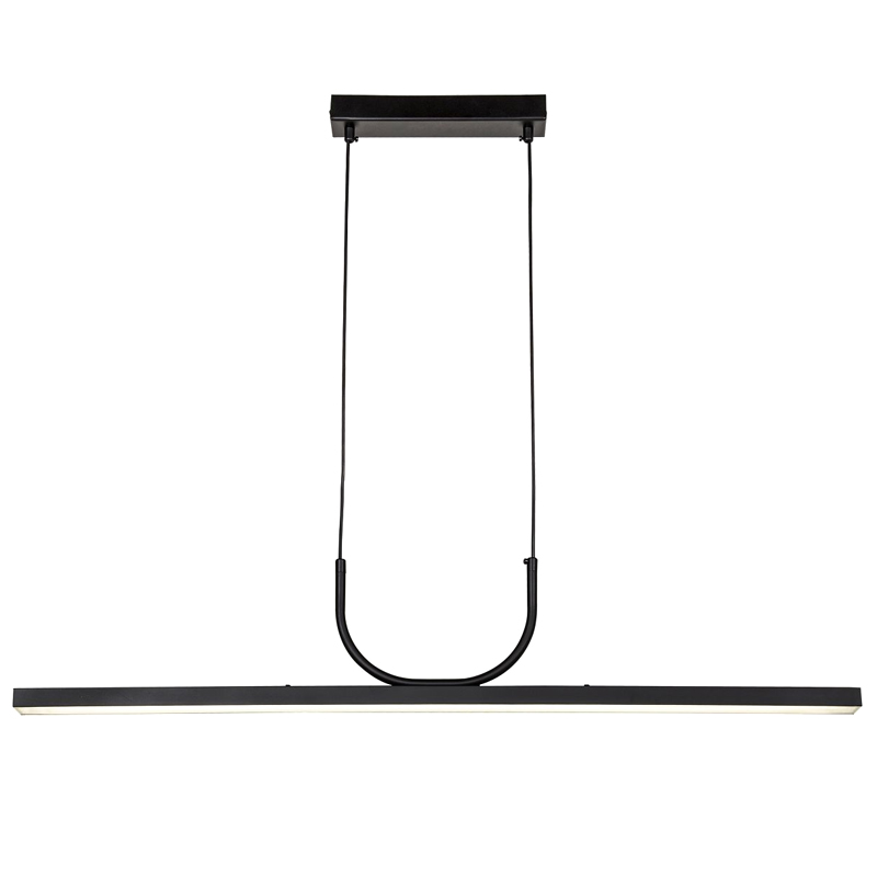 Минималистичная черная люстра Trumpet tube Белый Черный Минималистичная черная люстра Trumpet tube Белый Черный в Брянске | Loft Concept