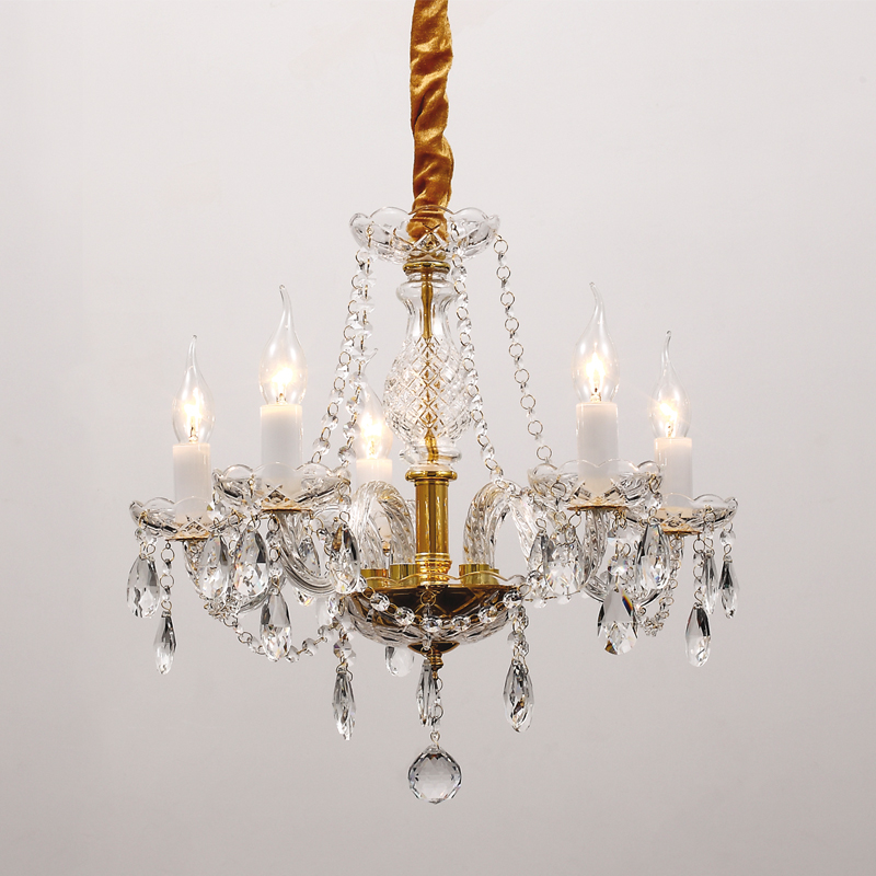 Люстра Megane Chandelier 50 Прозрачный Глянцевое золото Люстра Megane Chandelier 50 Прозрачный Глянцевое золото в Брянске | Loft Concept