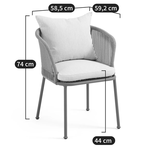 Кресло уличное Bonnie Beige Chair Кресло уличное Bonnie Beige Chair в Брянске