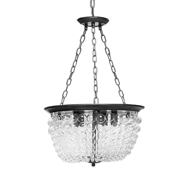 Люстра Bubble Blower Chandeliers Графит Прозрачный Люстра Bubble Blower Chandeliers Графит Прозрачный в Брянске | Loft Concept