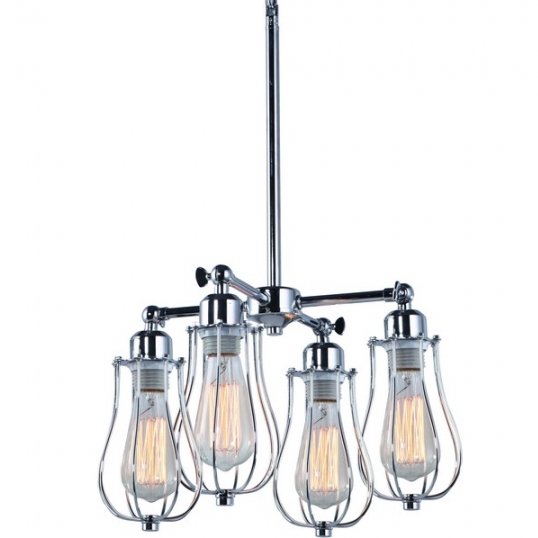 Подвесной светильник Marconi Cage Pendant Quatro Подвесной светильник Marconi Cage Pendant Quatro в Брянске | Loft Concept