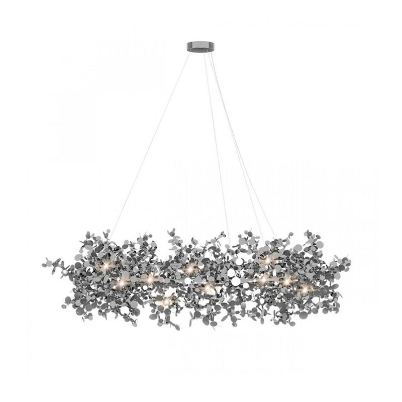 Люстра Terzani Argent Suspension Ring Silver Серебряный Люстра Terzani Argent Suspension Ring Silver Серебряный в Брянске | Loft Concept