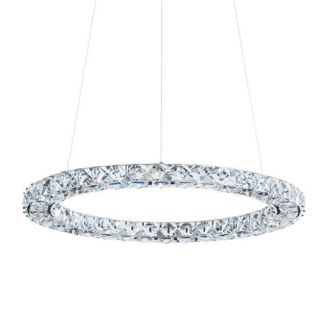 Люстра Crystal Ring Хром Прозрачный в Брянске | Loft Concept 