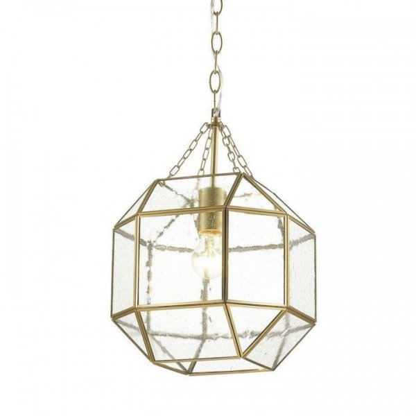 Подвесной светильник Glass & Metal Cage Pendant Gold Глянцевое золото Подвесной светильник Glass & Metal Cage Pendant Gold Глянцевое золото в Брянске | Loft Concept