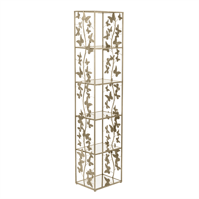Стеллаж Gold Butterfly Золотой Стеллаж Gold Butterfly Золотой в Брянске | Loft Concept