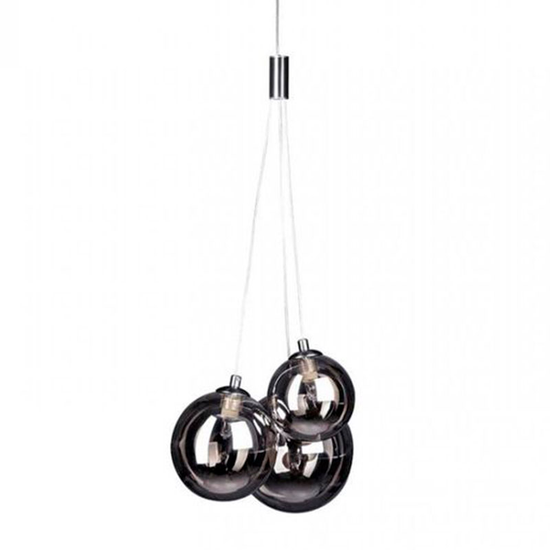 Люстра Multi Ball Black Серебряный Прозрачный черный Люстра Multi Ball Black Серебряный Прозрачный черный в Брянске | Loft Concept