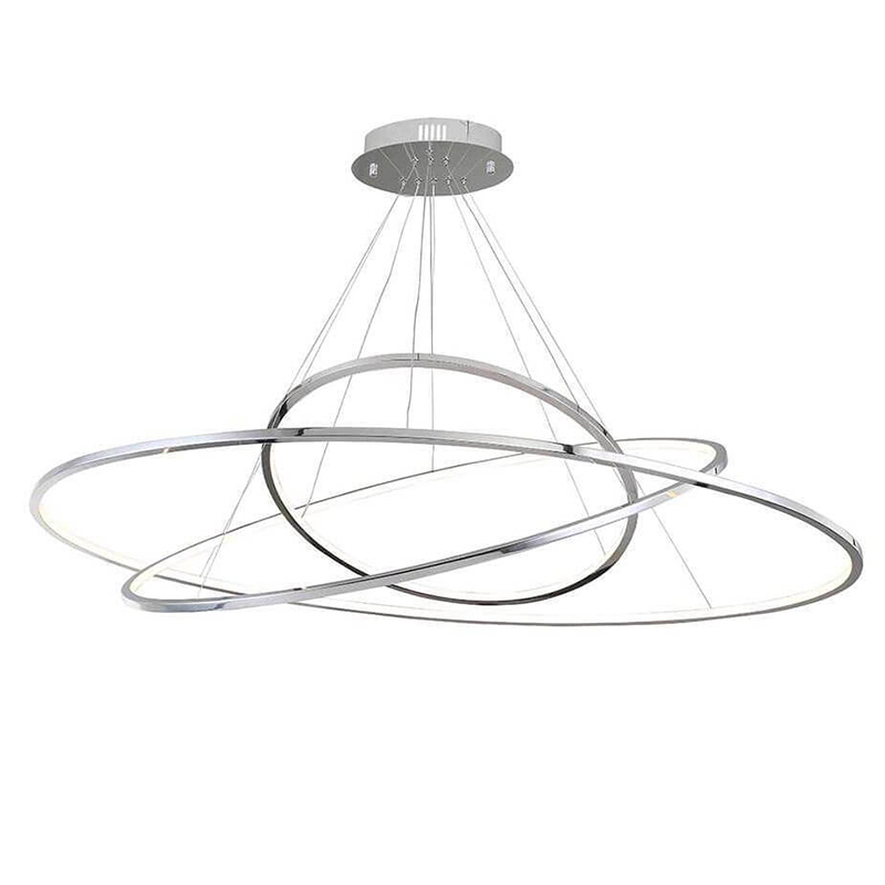 Люстра Plexus Ring Horizontal Trio Chrome Хром Люстра Plexus Ring Horizontal Trio Chrome Хром в Брянске | Loft Concept