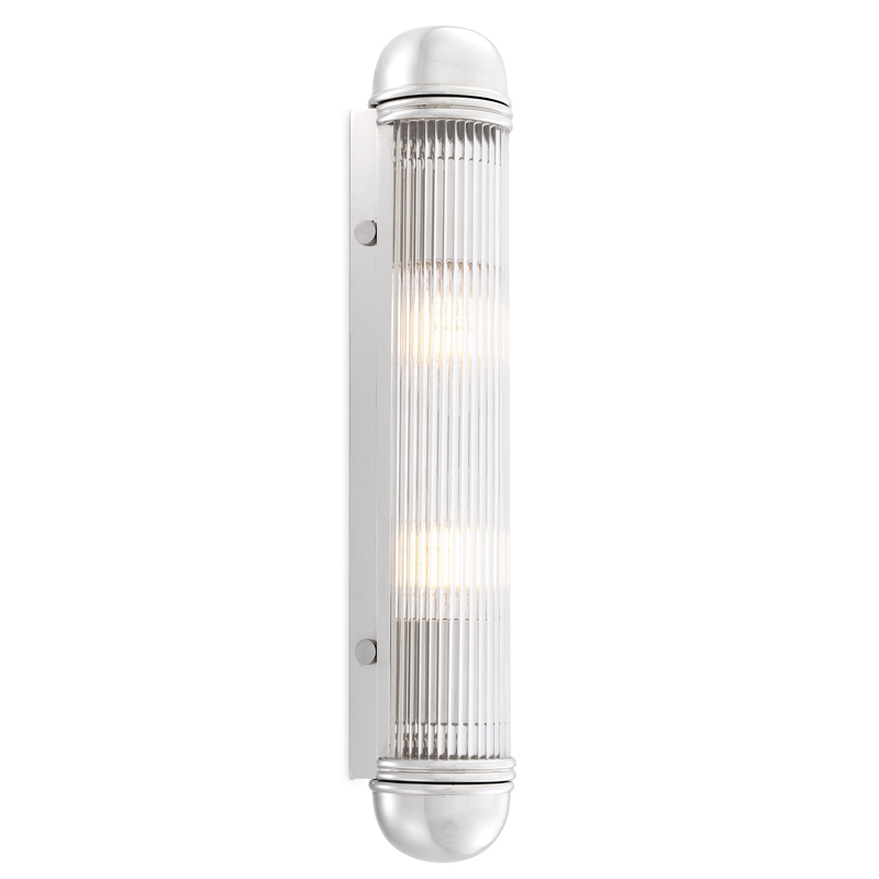 Бра Eichholtz Wall Lamp Auburn Nickel Никель Прозрачный Бра Eichholtz Wall Lamp Auburn Nickel Никель Прозрачный в Брянске | Loft Concept