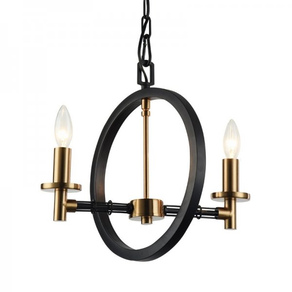 Люстра Refraktika Chandelier 2 Черный Латунь Люстра Refraktika Chandelier 2 Черный Латунь в Брянске | Loft Concept