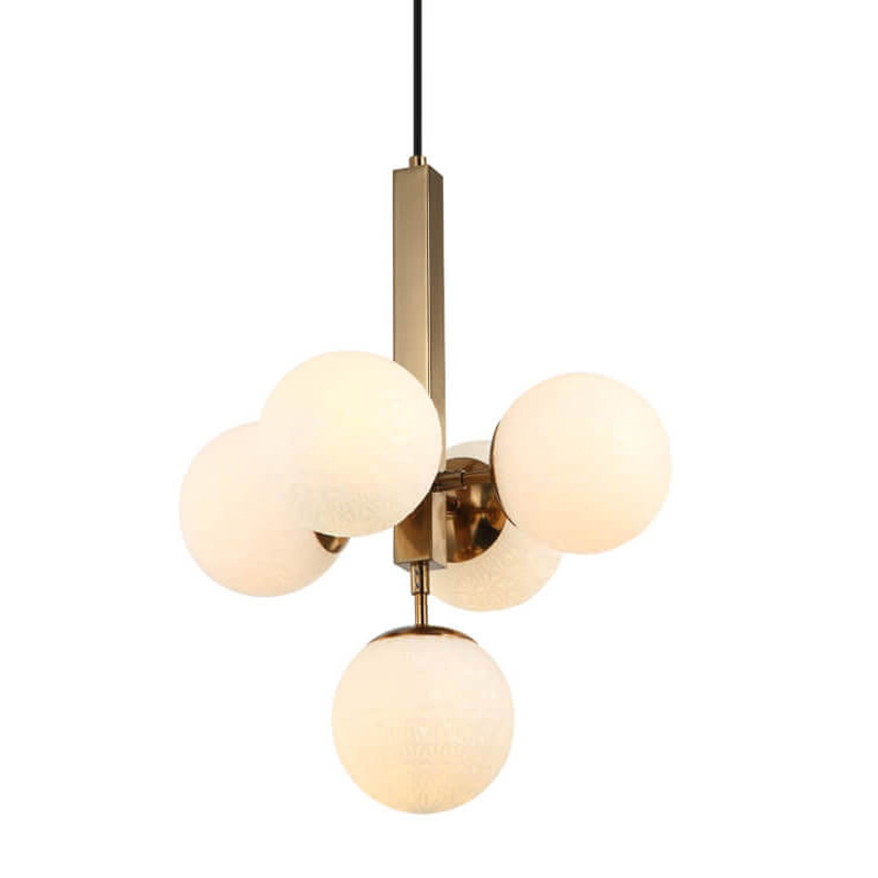 Люстра Perforated Glass Bubbles bronze 5 Бронза Бежевый Люстра Perforated Glass Bubbles bronze 5 Бронза Бежевый в Брянске | Loft Concept