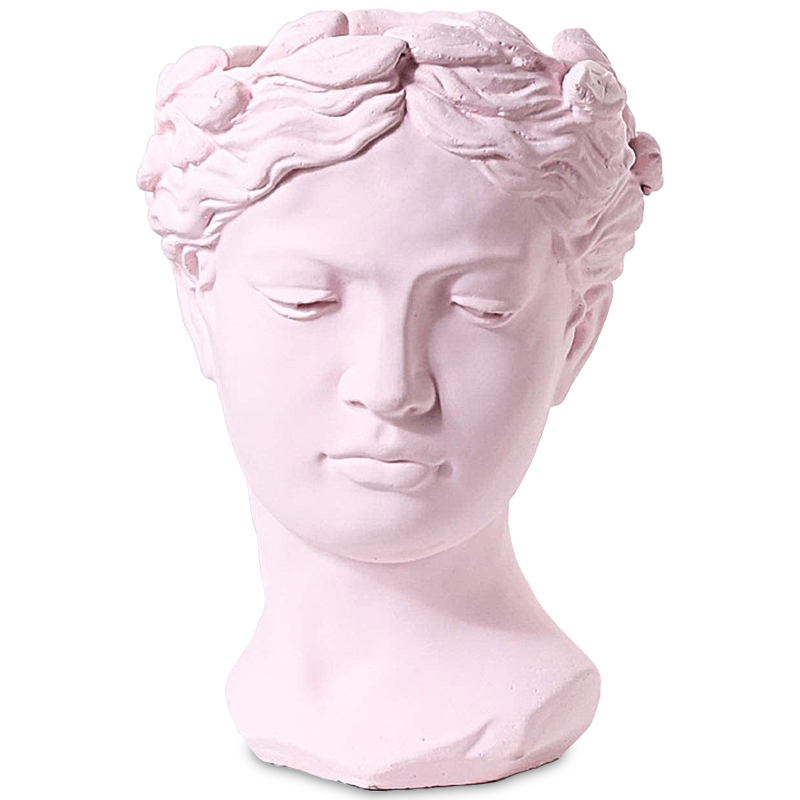 Ваза Female Bust Pink Розовый пастельный Ваза Female Bust Pink Розовый пастельный в Брянске | Loft Concept