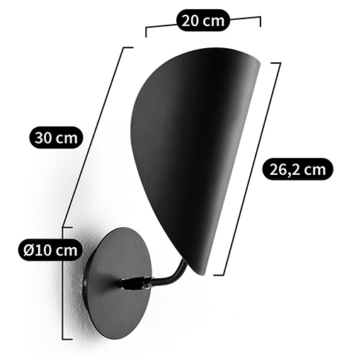 Бра с поворотным плафоном Aracea Black Wall Lamp Бра с поворотным плафоном Aracea Black Wall Lamp в Брянске