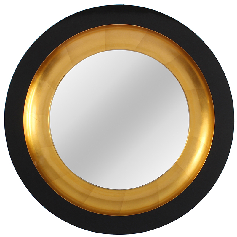 Зеркало Black and Gold Circle Mirror Зеркало Black and Gold Circle Mirror в Брянске | Loft Concept