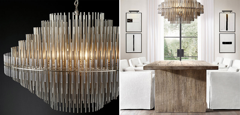 Люстра Restoration Hardware Emile Round Chandelier Chrome Люстра Restoration Hardware Emile Round Chandelier Chrome - Loft-Concept в Брянске