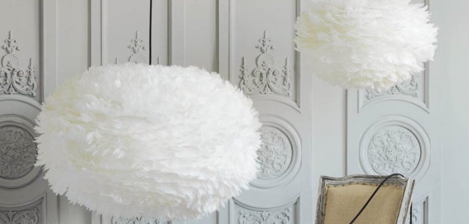 Люстра из перьев Plumage White Люстра из перьев Plumage White - Loft-Concept в Брянске
