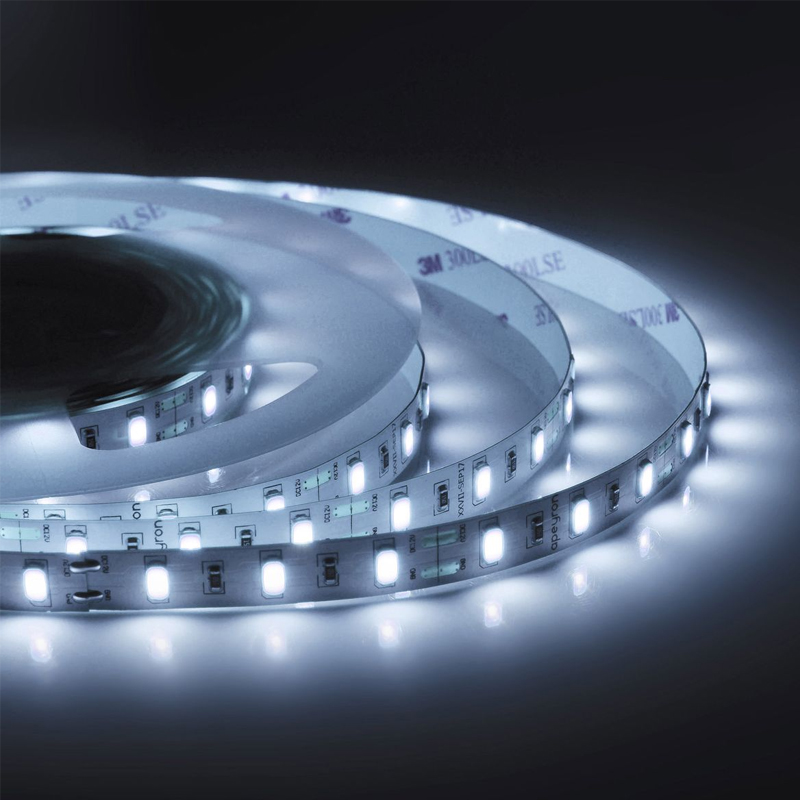 Светодиодная лента 9,6W/m 60LED/m 5630SMD холодный белый 3M Белый Светодиодная лента 9,6W/m 60LED/m 5630SMD холодный белый 3M Белый в Брянске | Loft Concept