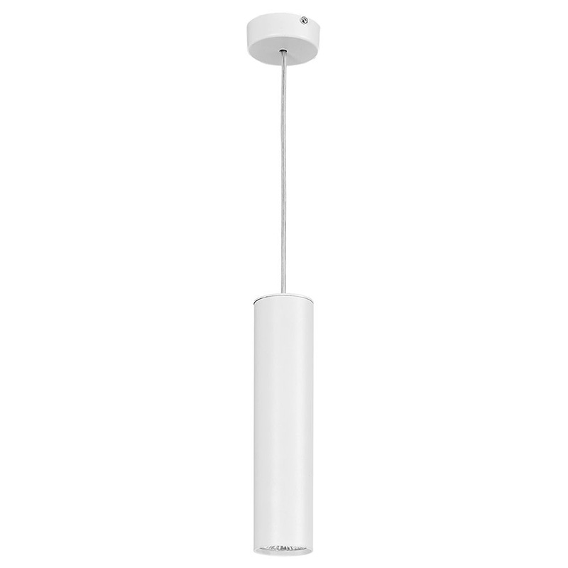 Подвесной светильник Luis Trumpet Tube White Lamp 25 Белый Подвесной светильник Luis Trumpet Tube White Lamp 25 Белый в Брянске | Loft Concept
