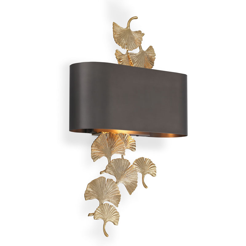 Бра Eichholtz WALL LAMP REGINA Черный Золотой в Брянске | Loft Concept 