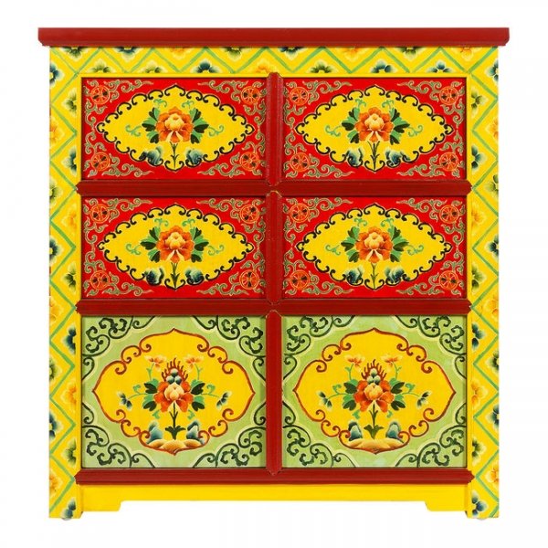 Комод в китайском стиле Chinese Multicolor Мульти Комод в китайском стиле Chinese Multicolor Мульти в Брянске | Loft Concept
