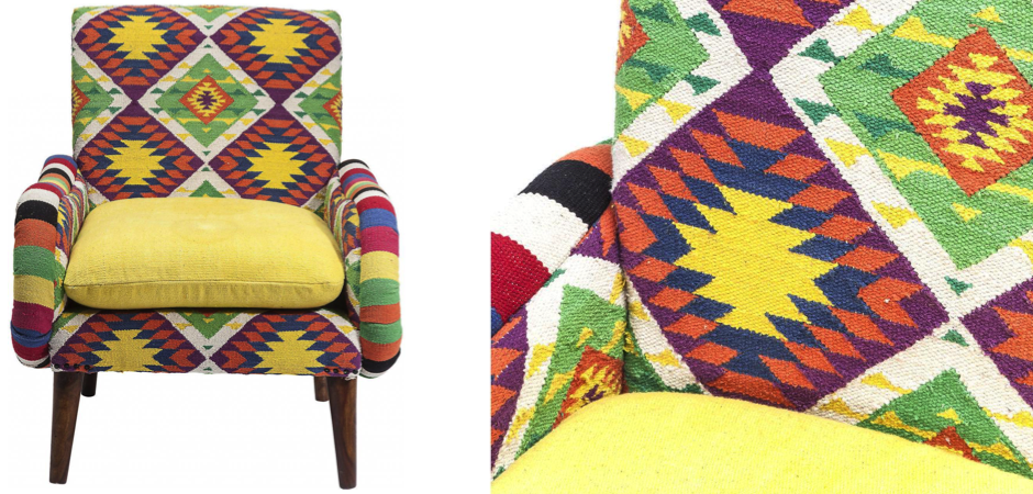 Кресло Ethnotica Kelim Chair Кресло Ethnotica Kelim Chair - Loft-Concept в Брянске