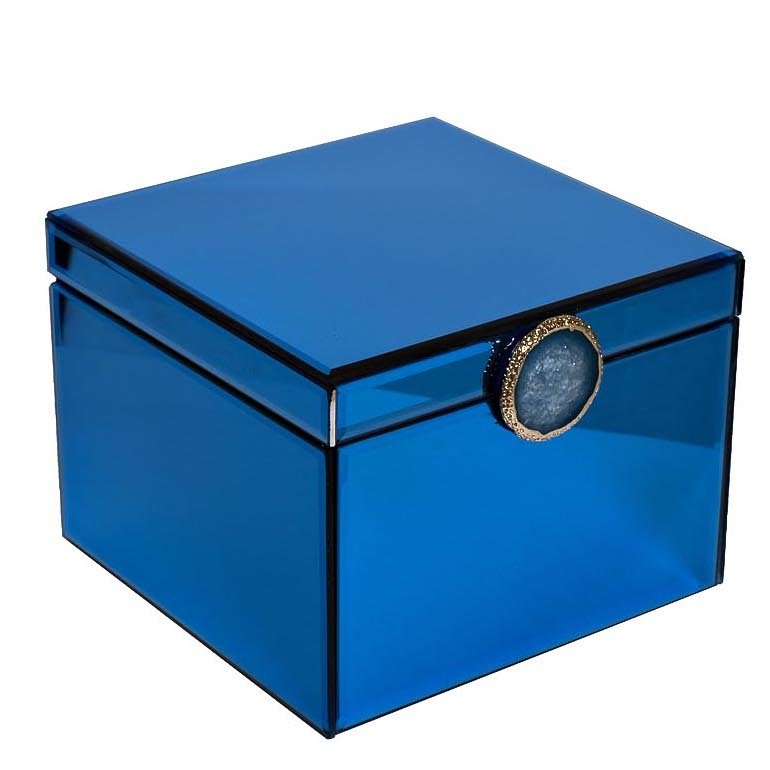 Шкатулка Blue Surprise Cube Синий Шкатулка Blue Surprise Cube Синий в Брянске | Loft Concept