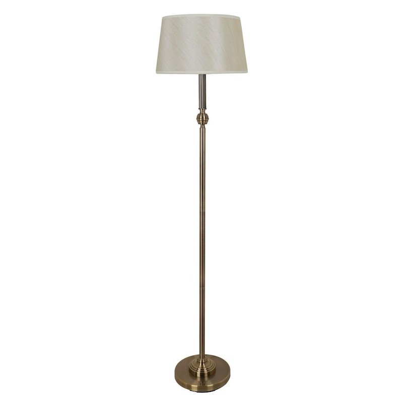 Торшер Brasso Floor lamp Латунь Бежевый Торшер Brasso Floor lamp Латунь Бежевый в Брянске | Loft Concept
