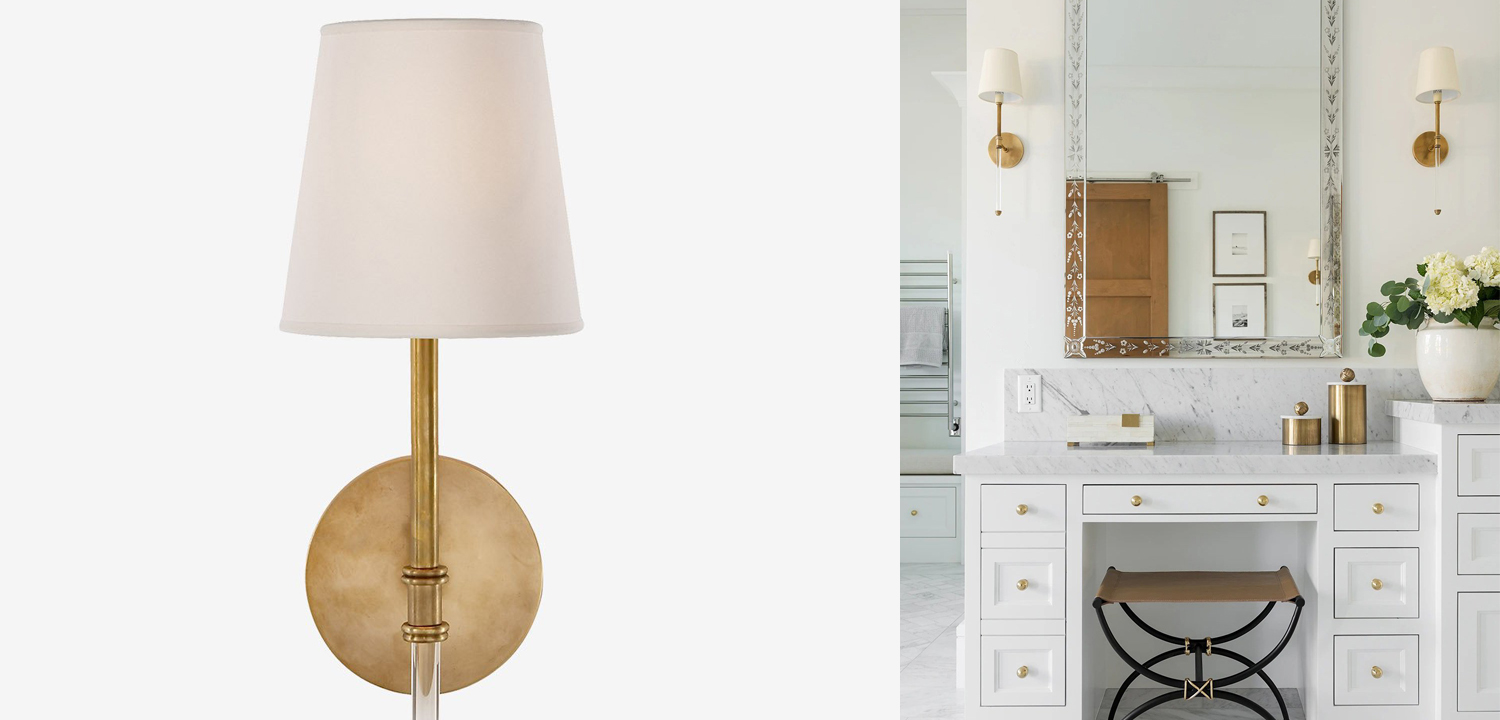 Бра Natale Sconce Brass - фото