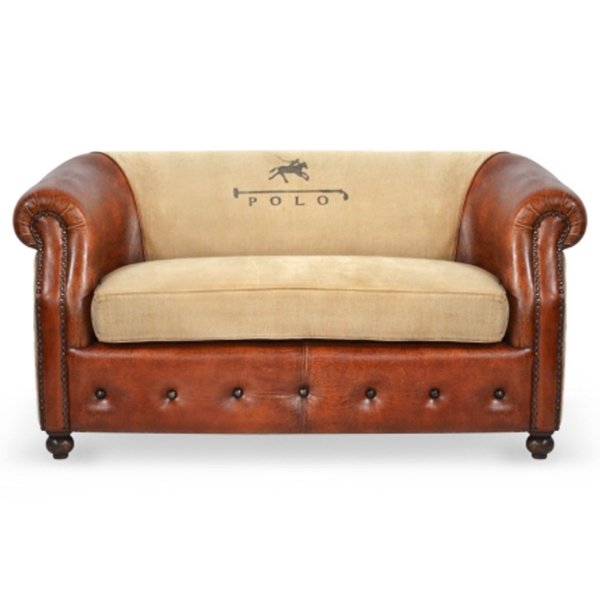 Диван POLO brown leather Диван POLO brown leather в Брянске | Loft Concept