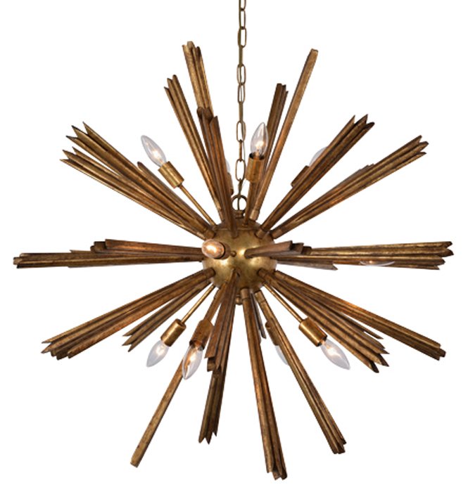 Подвесной светильник Gothic Star Chandelier Золотой Подвесной светильник Gothic Star Chandelier Золотой в Брянске | Loft Concept