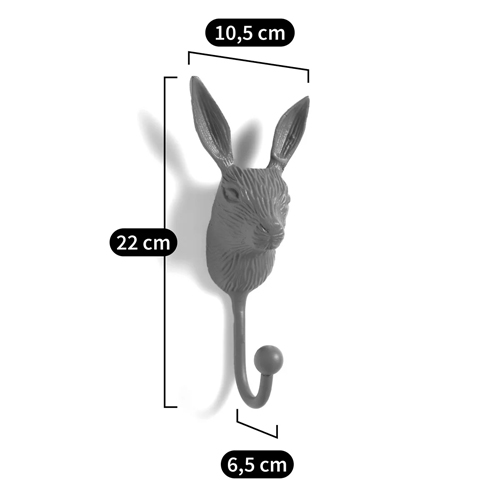 Настенный крючок в виде зайца Hare Wall Hook Pink в Брянске