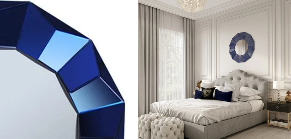 Зеркало Blue Wall Mirror Зеркало Blue Wall Mirror - Loft-Concept в Брянске