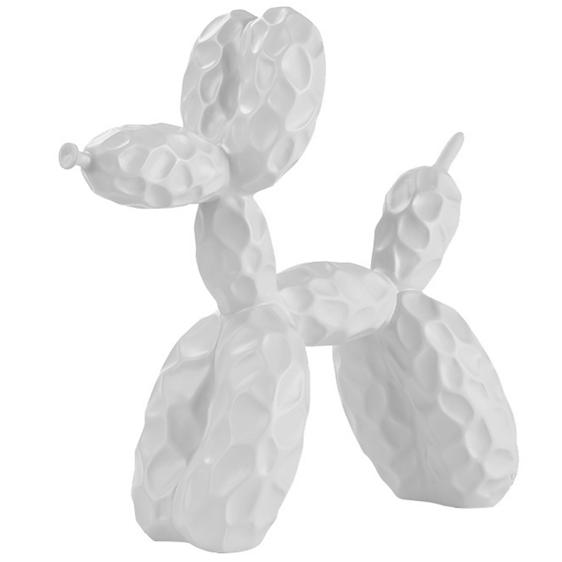 Статуэтка Jeff Koons Balloon Dog Crumpled White Белый Статуэтка Jeff Koons Balloon Dog Crumpled White Белый в Брянске | Loft Concept