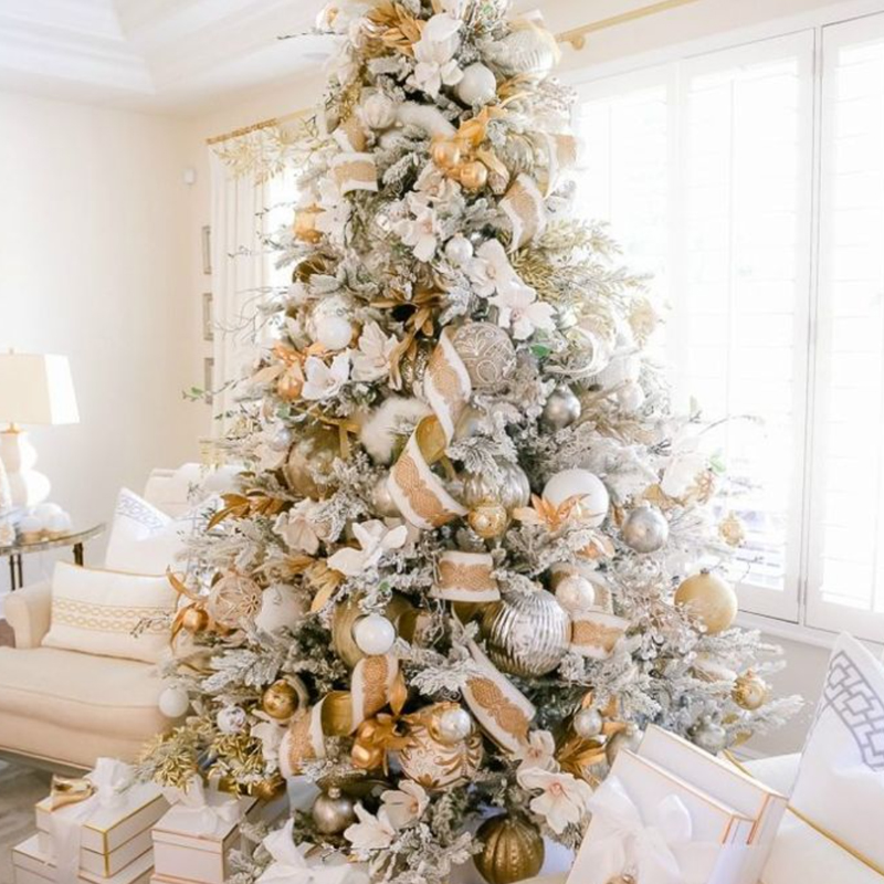 Дизайнерская Елка Премиум с Золотым Декором Christmas Tree Golden Tale Кремовый Белый Золотой Дизайнерская Елка Премиум с Золотым Декором Christmas Tree Golden Tale Кремовый Белый Золотой в Брянске | Loft Concept