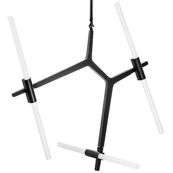 Люстра Агнес Chandelier Black 6 Белый Черный Люстра Агнес Chandelier Black 6 Белый Черный в Брянске | Loft Concept