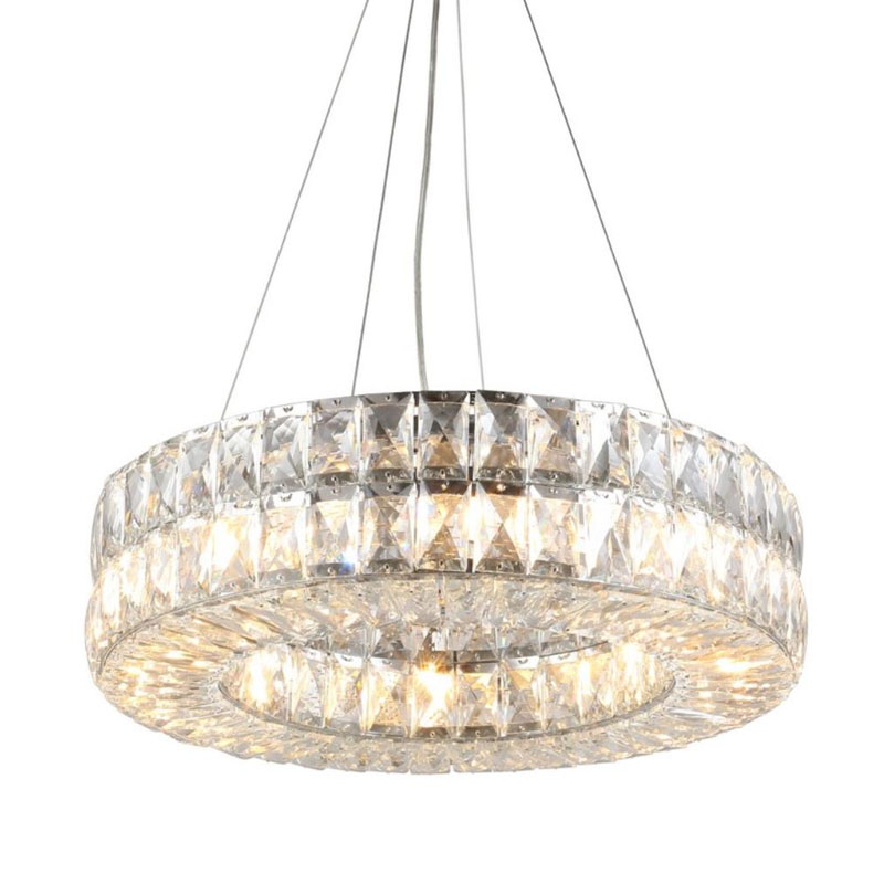 Люстра Crystal Regena Silver Chandelier Прозрачный Хром Люстра Crystal Regena Silver Chandelier Прозрачный Хром в Брянске | Loft Concept