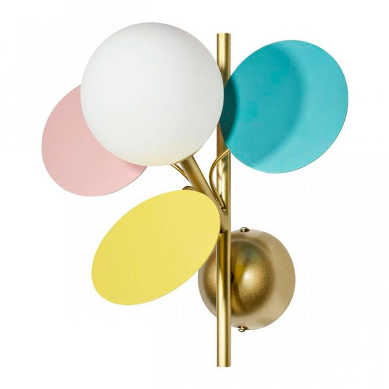 Бра MATISSE sconce One multicolor Мульти Золотой Белый Бра MATISSE sconce One multicolor Мульти Золотой Белый в Брянске | Loft Concept