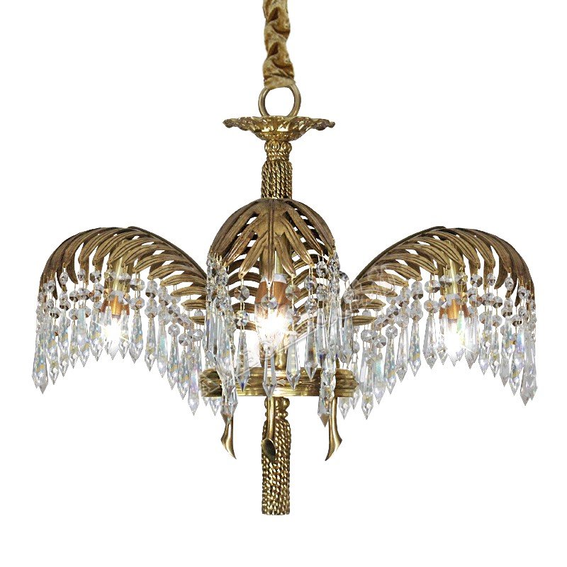 Люстра CHANDELIER HILDEBRANDT S Латунь Прозрачное Стекло Люстра CHANDELIER HILDEBRANDT S Латунь Прозрачное Стекло в Брянске | Loft Concept