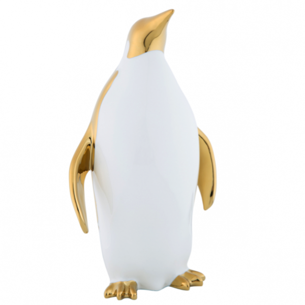 Декор Penguin Big Белый Золотой Декор Penguin Big Белый Золотой в Брянске | Loft Concept