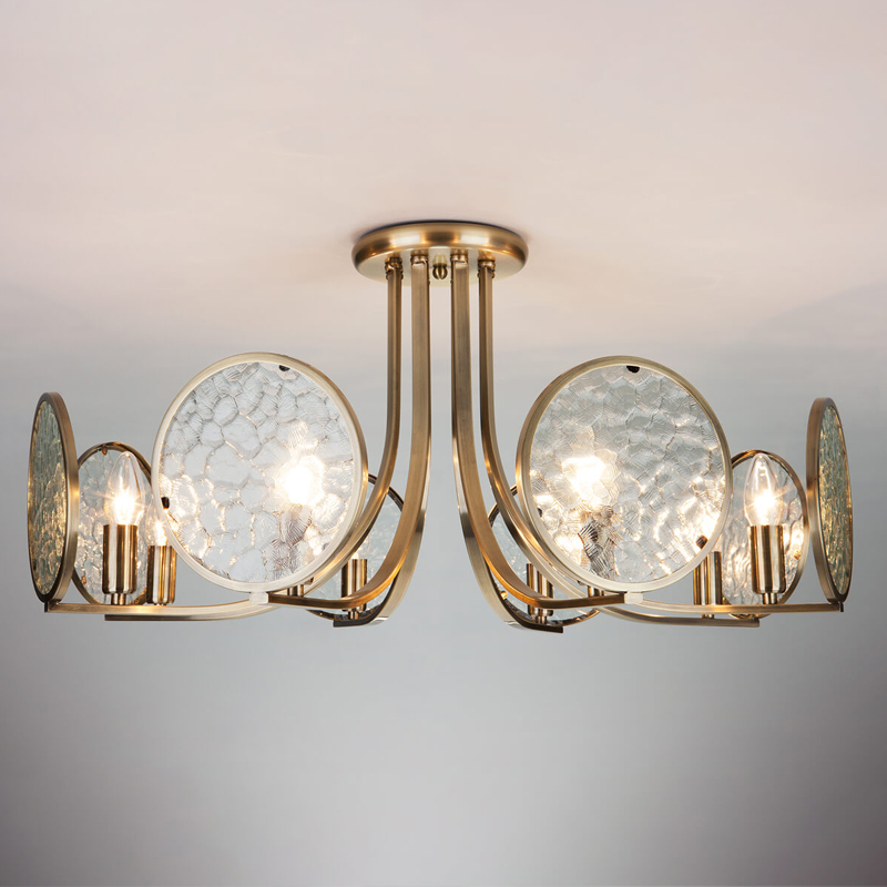 Потолочная люстра Moibeal Chandelier antique bronze Античная Бронза Прозрачный (Transparent) Потолочная люстра Moibeal Chandelier antique bronze Античная Бронза Прозрачный (Transparent) в Брянске | Loft Concept