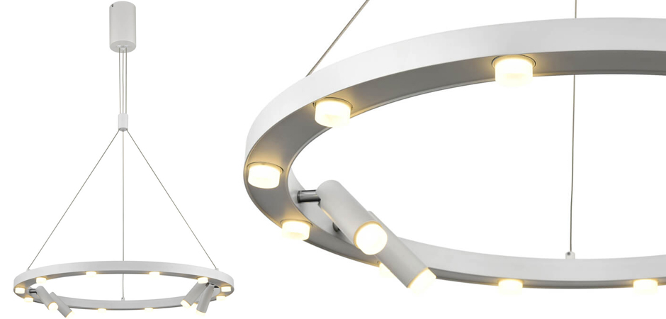 Люстра Rigor & Conciseness Lighting White Disk Люстра Rigor & Conciseness Lighting White Disk - Loft-Concept в Брянске