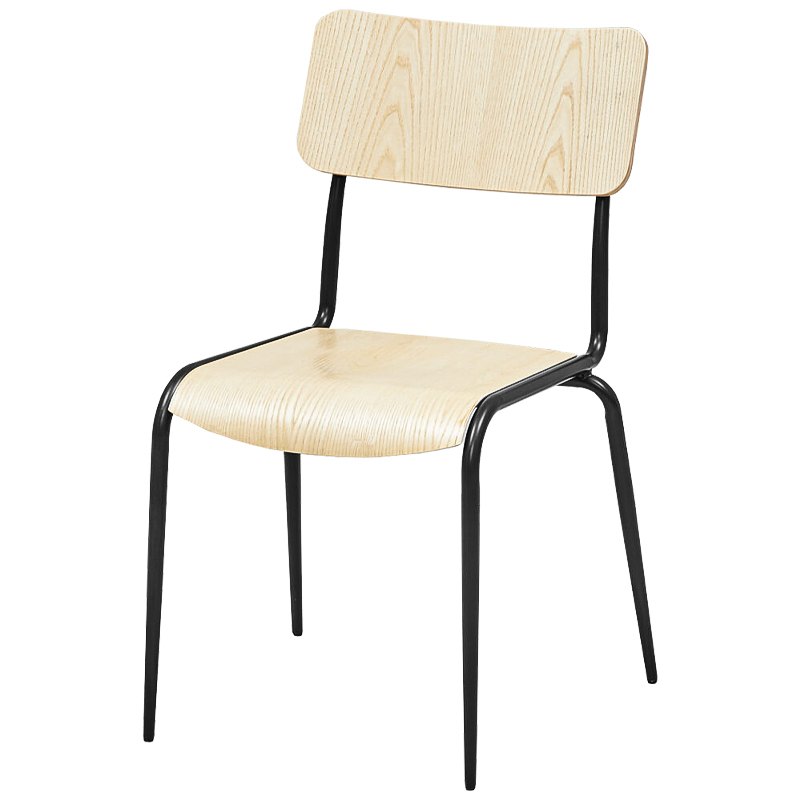 Стул Joshua Loft Stool light Древесина Черный Стул Joshua Loft Stool light Древесина Черный в Брянске | Loft Concept