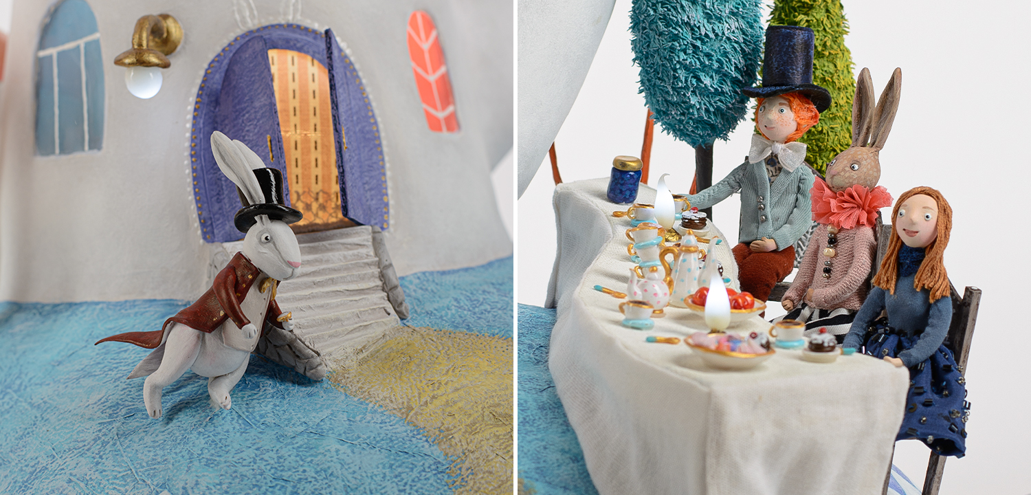 Ночник Алиса в стране чудес "Безумное Чаепитие"  - фото №1