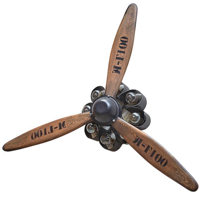 Бра пропеллер Wood Propeller Wall Lamp Графит Дуб темный Бра пропеллер Wood Propeller Wall Lamp Графит Дуб темный в Брянске | Loft Concept