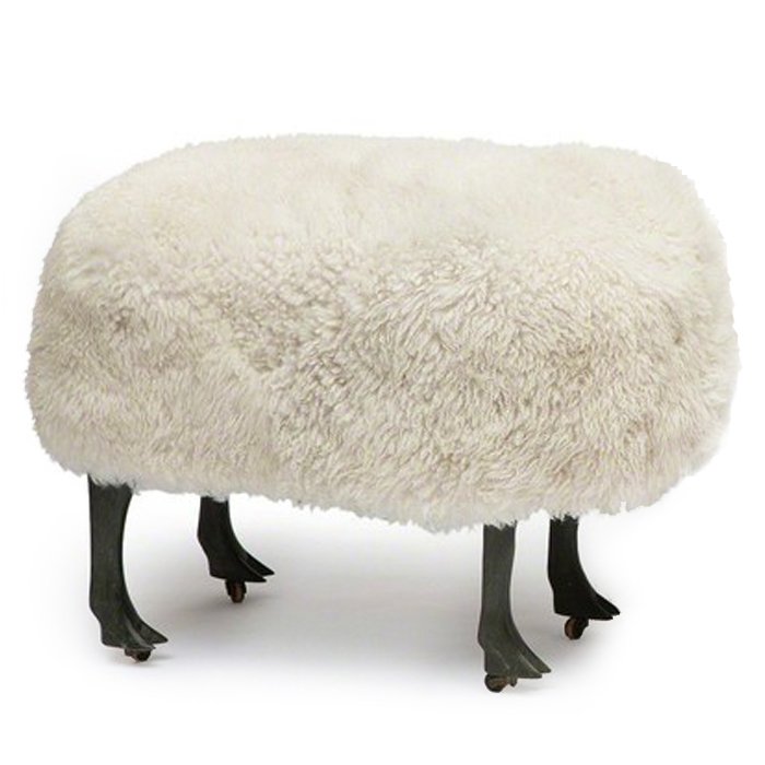 Оттоманка FRANCOIS-XAVIER LALANNE Moutons de laine OTTOMANS Черный Бежевый Графит Оттоманка FRANCOIS-XAVIER LALANNE Moutons de laine OTTOMANS Черный Бежевый Графит в Брянске | Loft Concept