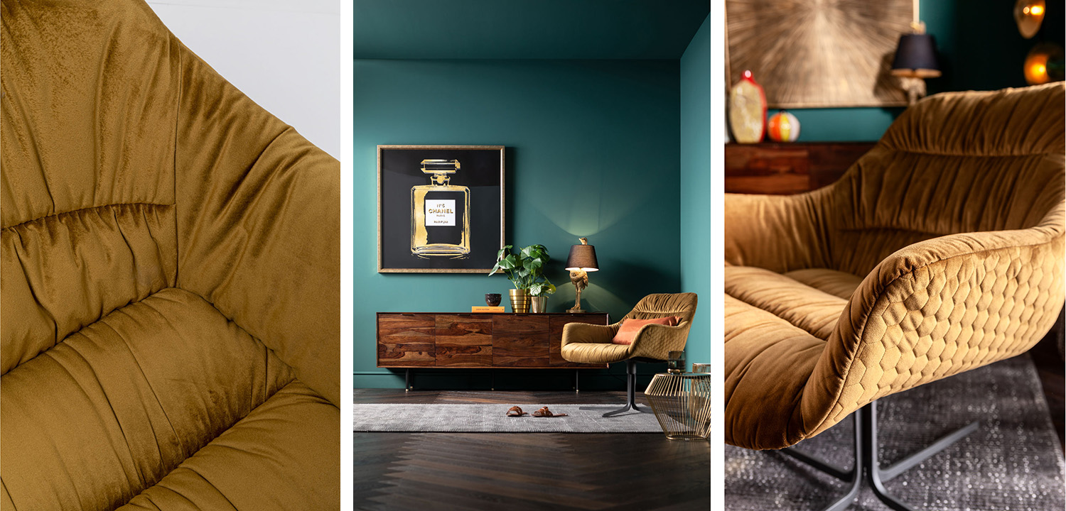 Кресло вращающееся Yellow Honeycomb - фото №1